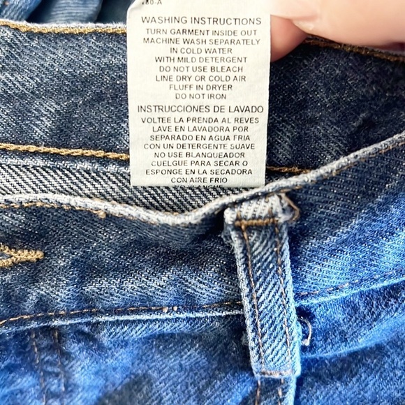 Roper Dark Wash Silver Star Detail Straight Leg High Rise Vintage Jeans - Picture 11 of 11